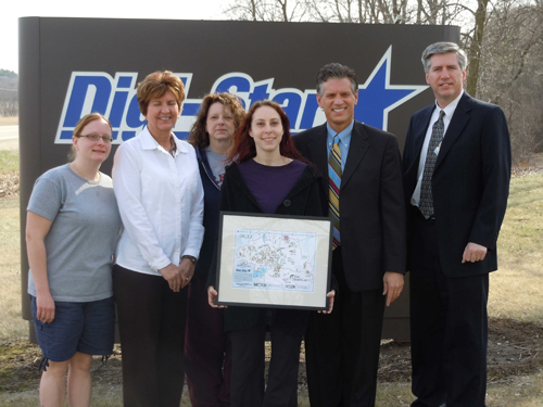 Digi Star wellness committee accepts Commitment to Corporate Wellness award