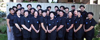 Steel Away Cafe food service team