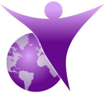 Dementia Purple Angel Logo